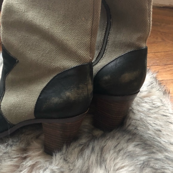 FREE PEOPLE - Farylrobin rare canvas & leather - Picture 7 of 9